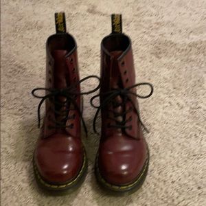 Dr Martens 1460 Smooth Leather Lace Up Boots